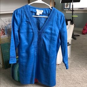 Coldwater Creek Linen 3/4 sleeve shirt size S